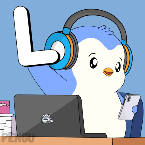 Penguin Streaming GIF by Pudgy Penguins