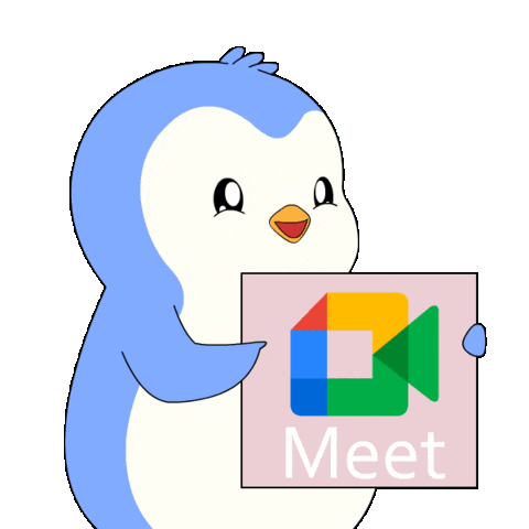 Looking Google Chrome Sticker by Pudgy Penguins