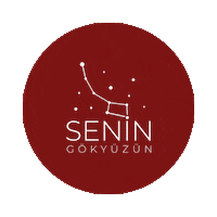 Gökyüzü Haritası Sticker by Senin Gökyüzün