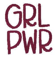 clairehammonddesign girl pink power girl power Sticker