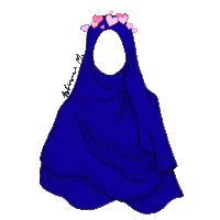 Muslim Hijab Sticker by Artisan Malaysia