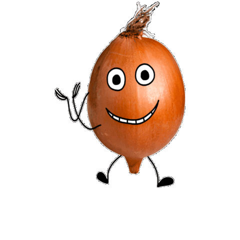Vegetable Onion Sticker by PlumFilms