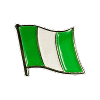 pinnedpins white green flag africa Sticker