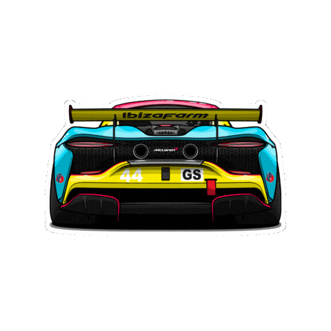 Car Racing Sticker