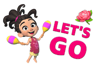 Celebrating Lets Go Sticker by Melsoft