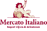 mercatoitaliano logo italia italiano wijn Sticker