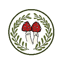 KathieKreativ mushroom shrooms mushrooms shroom Sticker