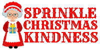 NorahsNorthPole christmas kindness sprinkle norah Sticker