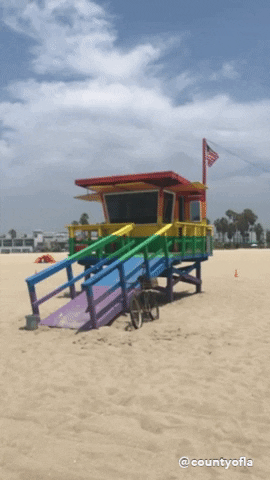Los Angeles Rainbow GIF by County of Los Angeles