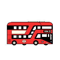 london bus Sticker by Culture Trip