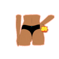 Women Booty Sticker by wearhuha