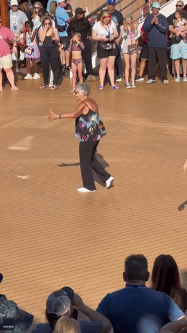 'She Killed It!': Amazing Dancer Shows Younger Cruise Ship Passengers How It's Done