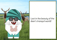 Gnome Deer GIF