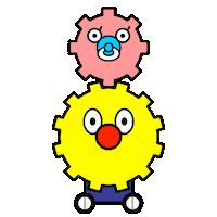 Gear Sticker by heehee.m