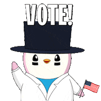 Voting Election Day Sticker by Pudgy Penguins