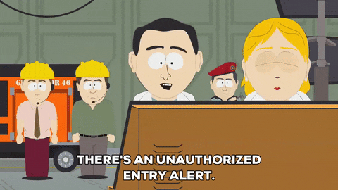 security panic GIF by South Park 