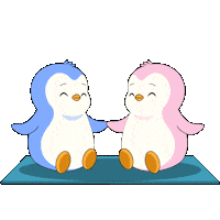 Breathe Break Time Sticker by Pudgy Penguins