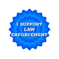 Law Enforcement Police Sticker by PORACalifornia