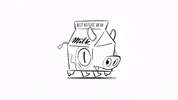 strudelbrain fly walk milk cow GIF