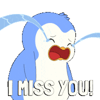 Sad Miss You Sticker by Pudgy Penguins