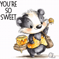 Honey Badger Thank You GIF