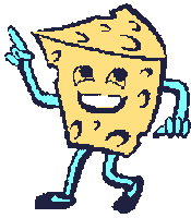 cheese STICKER