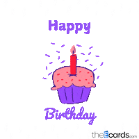 theecards happy birthday happy birthday bday Sticker