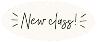 New Class Sticker Sticker by Kelley Bren Burke