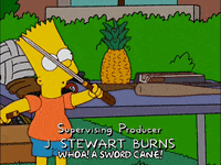bart simpson pineapple GIF