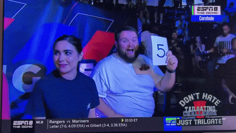 High Five Fives GIF by Tailgating Challenge