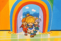 angry rainbow brite GIF