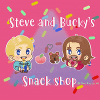 Heros_bazaar_art kawaii bear snacks beat GIF