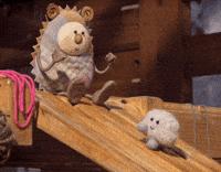 tweedyandfluff cute run pet go GIF