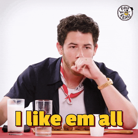Cant Choose Nick Jonas GIF by First We Feast