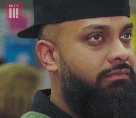 guz khan man like mobeen GIF by BBC Three
