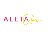 ALETAOFFICIAL chic aleta aletachic Sticker