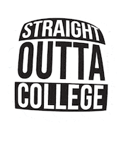 College Graduation Sticker by Ex-Voto Design / Leslie Saiz