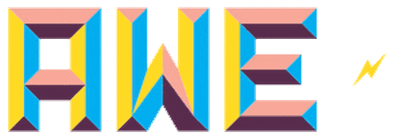 lightning Sticker by AWE Collective