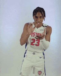 Lets Go Applause GIF by Detroit Pistons