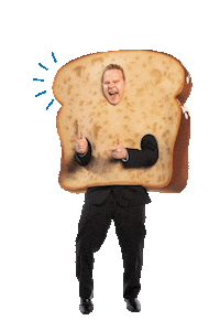 LandOFrostPremium school bread back to school finger guns Sticker