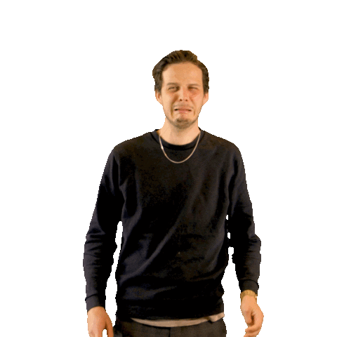 Sad Baby Sticker by Blauw Gras