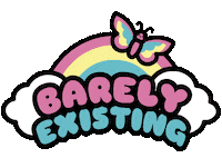 Rainbow This Is Fine Sticker by 100% Soft