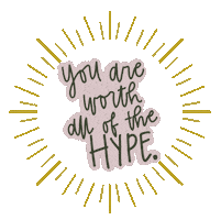 mackenziemencias sun aesthetic hype calligraphy Sticker