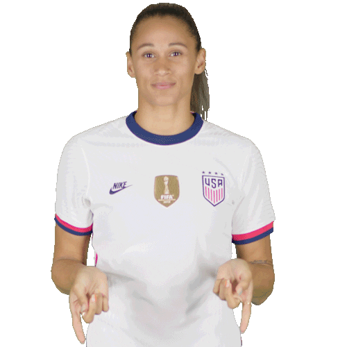 Swipe Up Womens Soccer Sticker by U.S. Soccer Federation