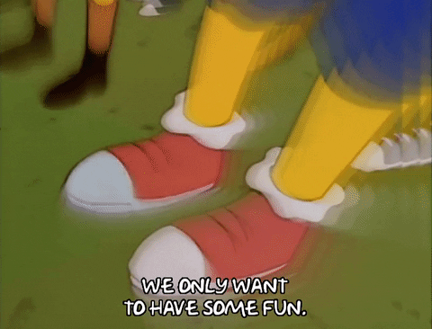 the simpsons shoes GIF