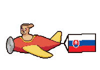 Flag Slovakia Sticker by Abstract HotDogs