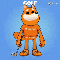 Golf Club Waving Hand GIF by BONK