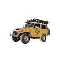 4X4 Landcruiser Sticker by DMW