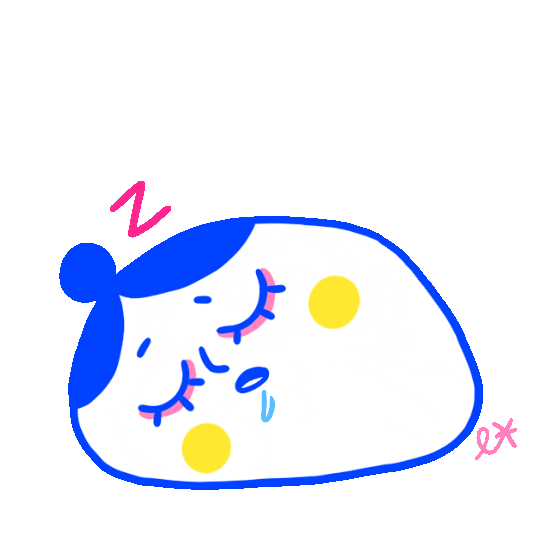 sleepy good night Sticker by Lavilletlesnuages