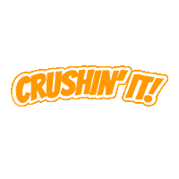 Training In Progress Crushin It Sticker by Millennium Running